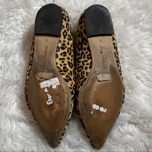 Sam Edelman Calf Hair? Animal Print Flats - Picture 7 of 9